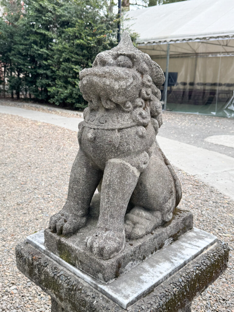 大國魂神社、住吉神社の狛犬