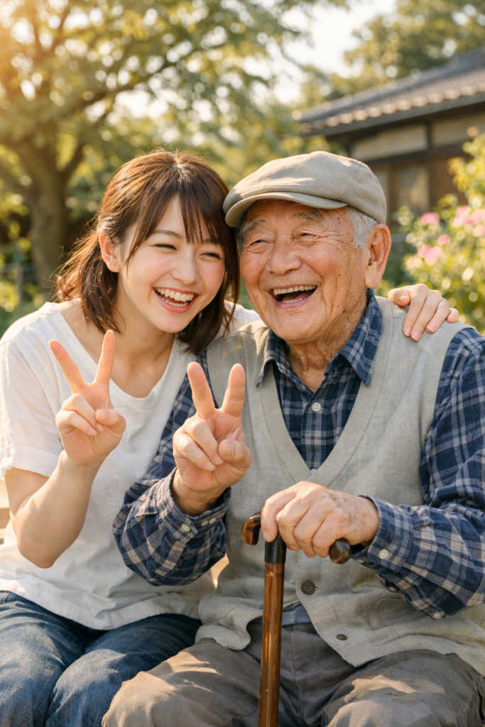 じぃじと私の関係性の画像