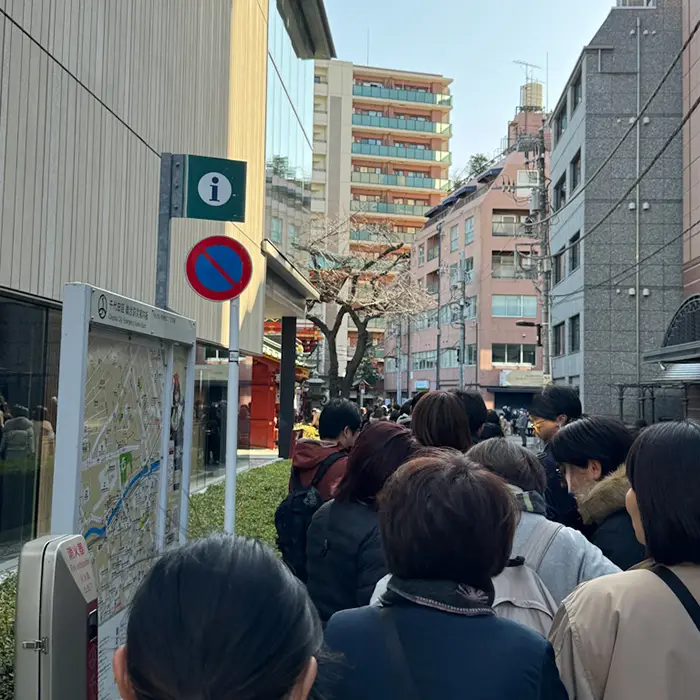 神田明神だいこく祭、手水の行列