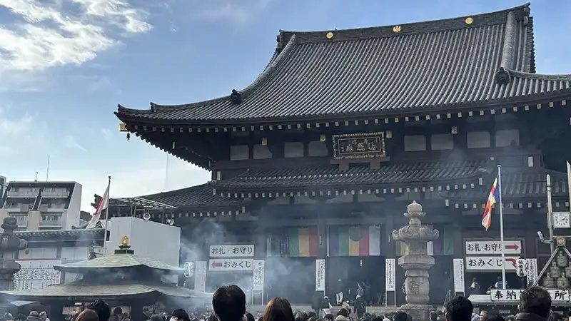 川崎大師の初詣