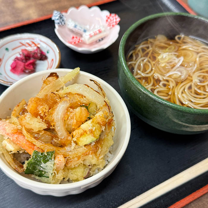 深大寺、そばごちそう門前のランチセット