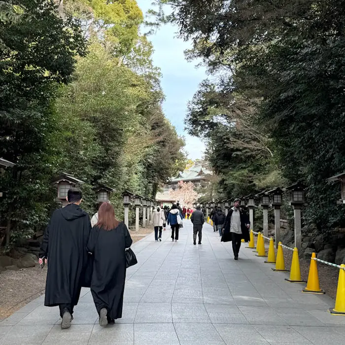 寒川神社参道