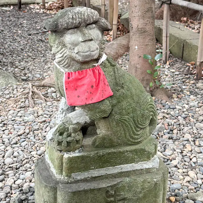 大國魂神社の巽神社狛犬