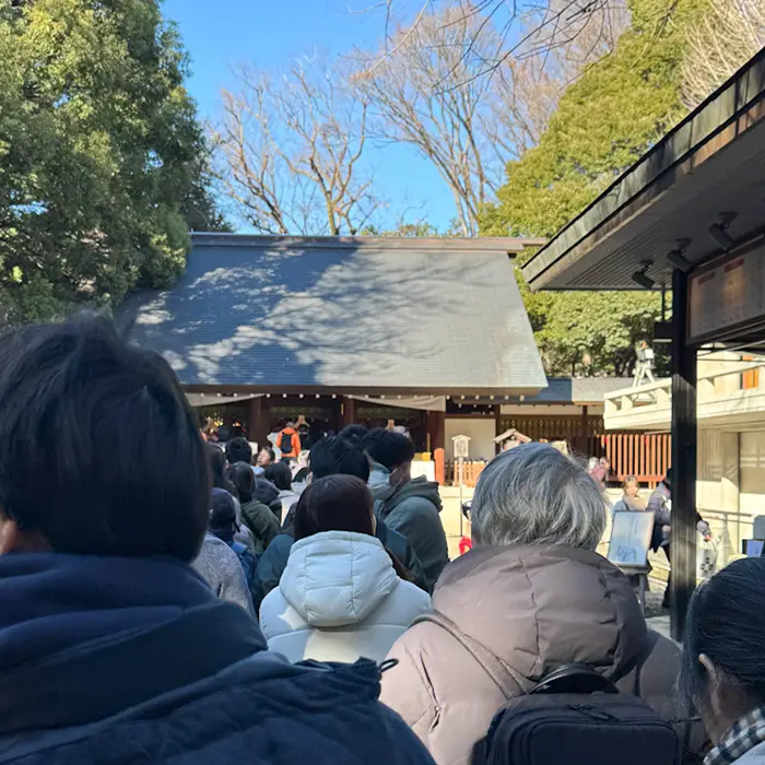 初詣、乃木神社の境内