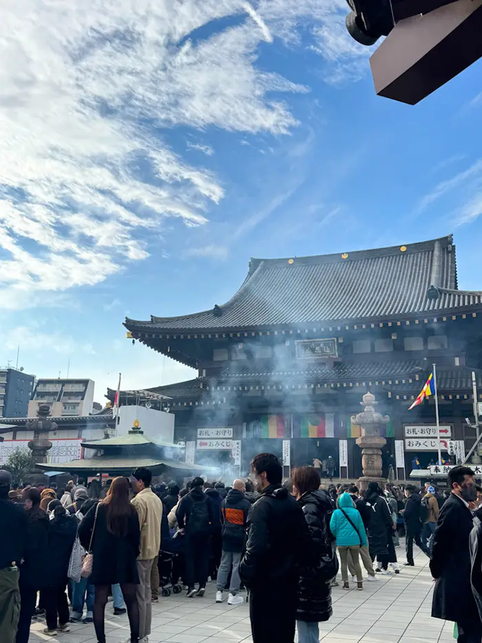 2026年、新年の川崎大師
