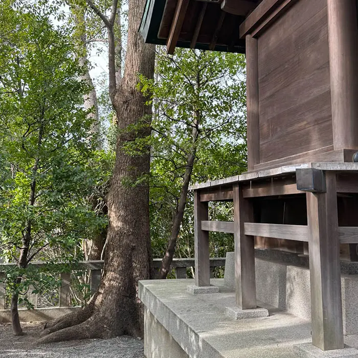 寒川神社末社宮山神社の境内
