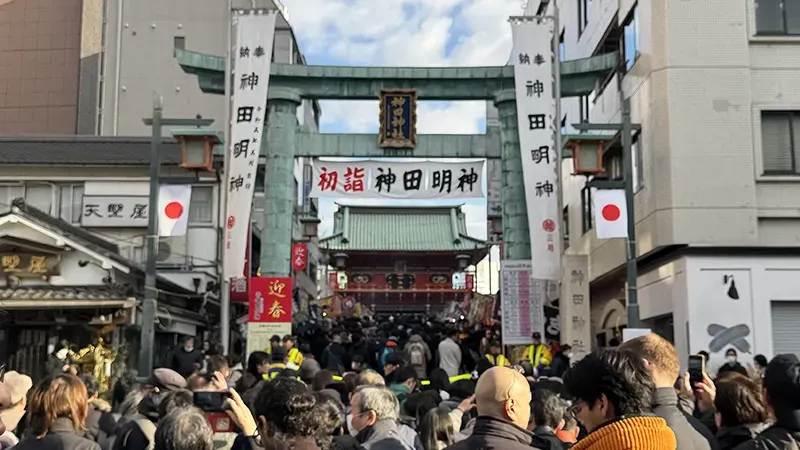 神田明神の初詣