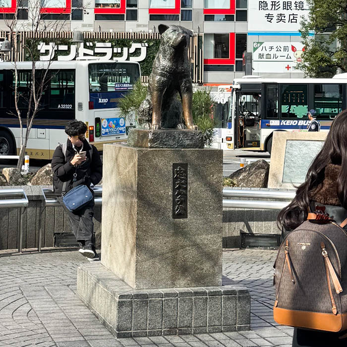 渋谷のハチ公像