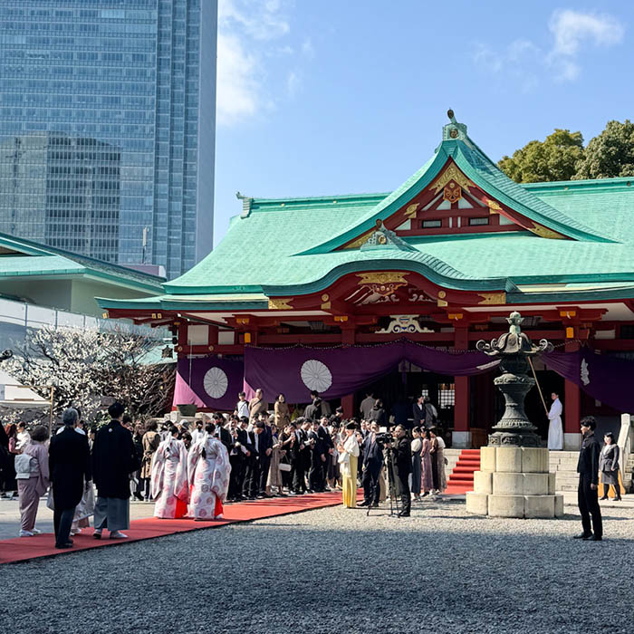 日枝神社で結婚式