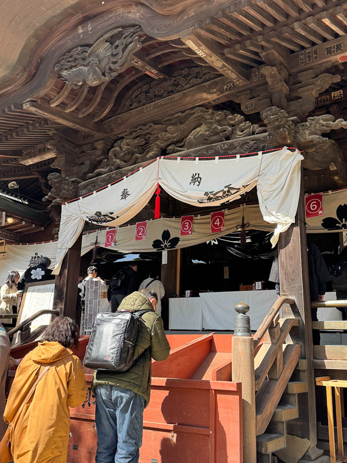 深大寺のだるま市元三大師堂