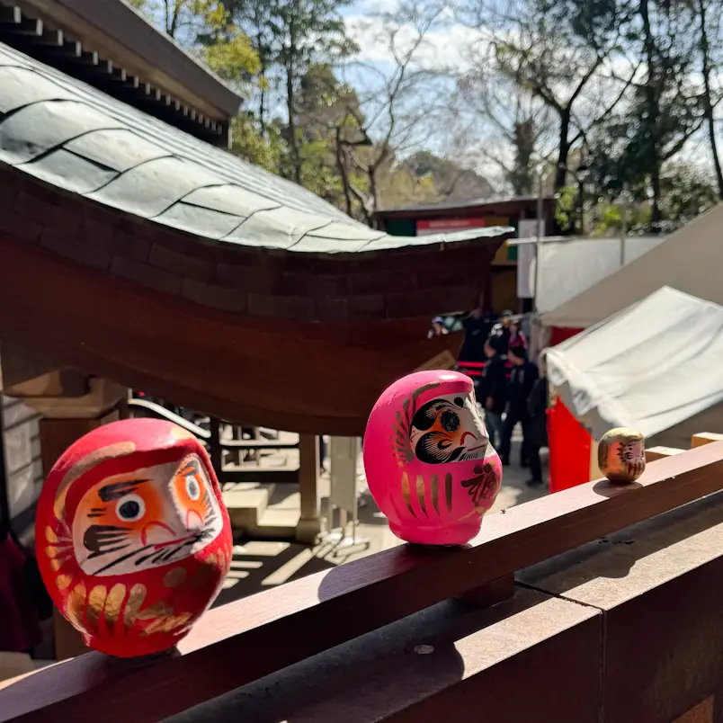 深大寺のだるま