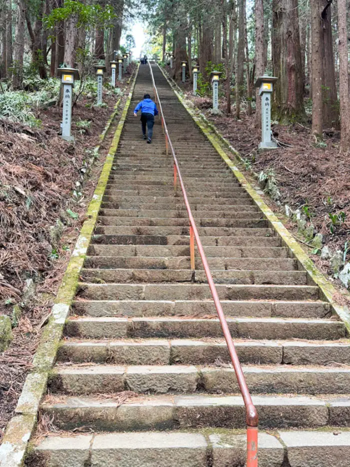 大雄山最乗寺の階段