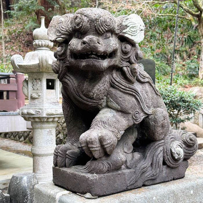 大雄山最乗寺の狛犬