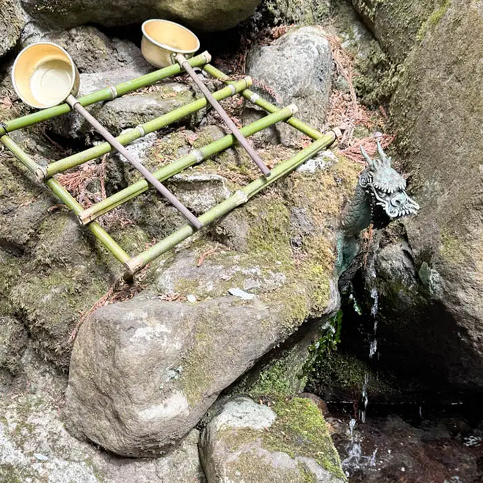 大雄山最乗寺の手水