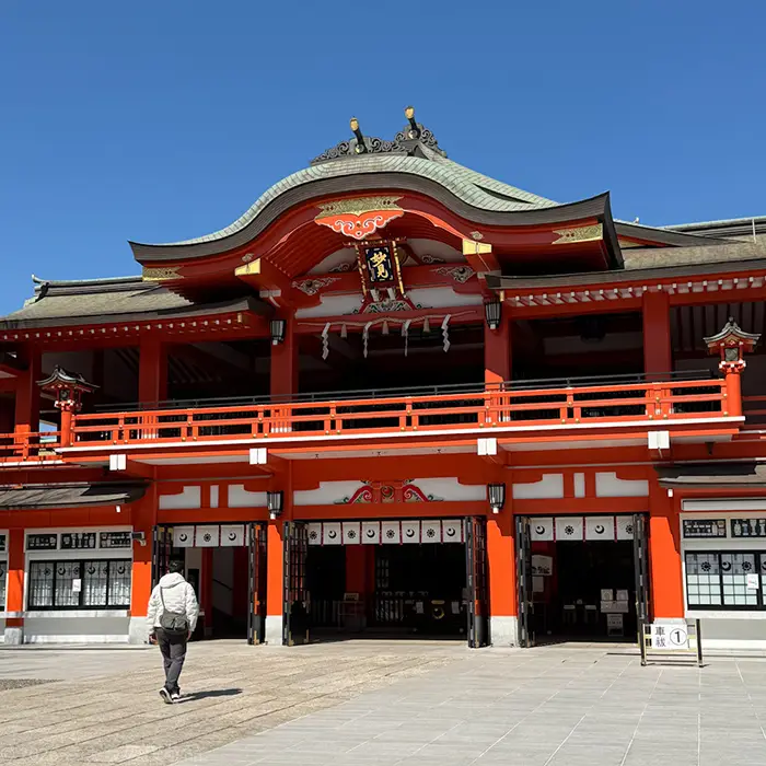 千葉神社の拝殿