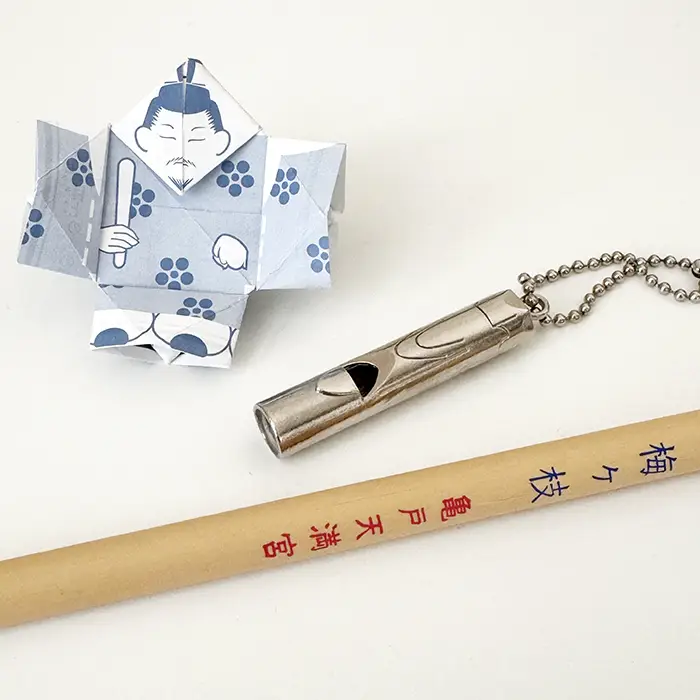 亀戸天神のおみくじと授与品2種