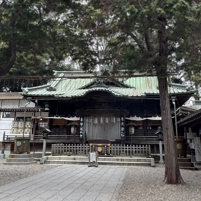 浦和、調神社の拝殿